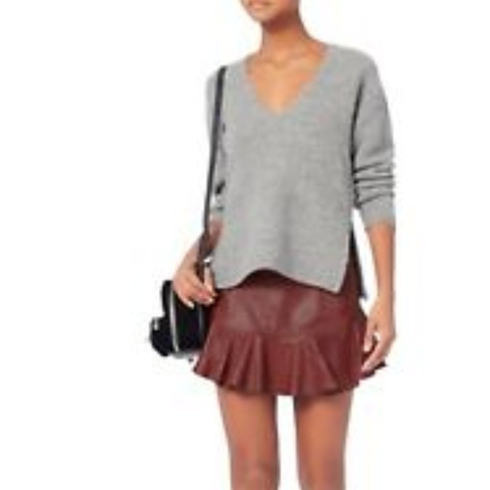 Grey Sweater with zippers